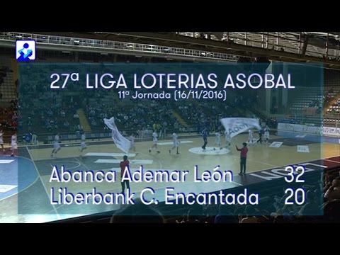 LIGA LOTERIAS ASOBAL J11 Abanca Ademar León - Liberbank C. Encantada 32 - 20