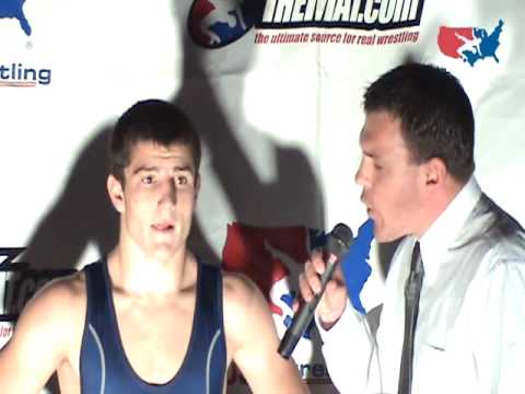 Cadet Freestyle 135 pound champion Jake Short of Minnesota