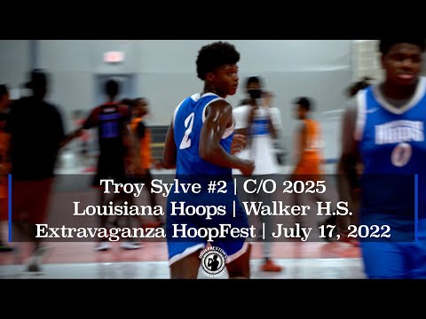 Troy Sylve (Louisiana Hoops/Walker 2025 G) - Extravaganza HoopFest Highlights vs. Jazz Nation