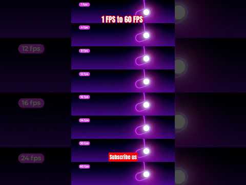 1 FPS vs 60 FPS | FPS Evolution in One Clip