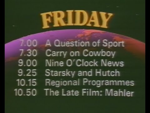 Friday 24th April 1981 BBC1