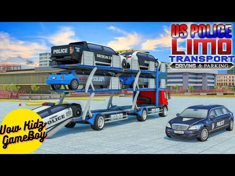 US Police Limousine Car Transport Simulator - Transporter Driving Parking - Android GamePlay