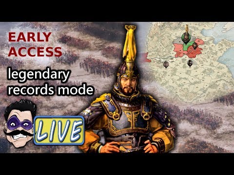Yuan Shao Total War Three Kingdoms Records Mode Early Access Preview