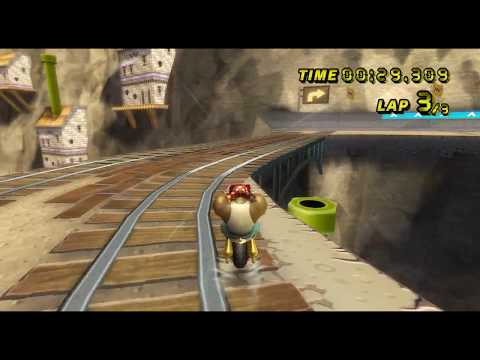【MKW WR】 Wario's Gold Mine (Glitch) - 32.079 - M¢Rαren