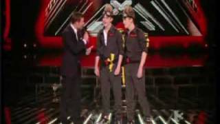 The X Factor John and Edward Jedward Ghostbusters !