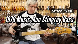 Video thumbnail for 1979 Music Man Stingray Black | Guitar of the Day - Greg Coates by Normans Rare Guitars