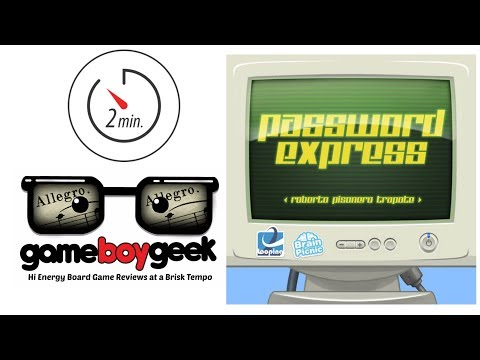 The Game Boy Geek's Allegro (2-min Review) of Password Express
