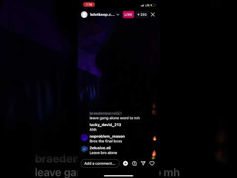 Notti killer Kdot gives storytime on how notti died on IG live (Details)