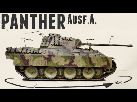 Panther Ausf. A  - Walkaround - Musée Des Blindes.