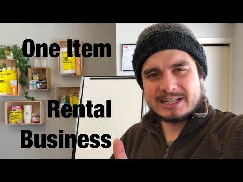 Easy Business Start - One Item - Growing Event Rental Business