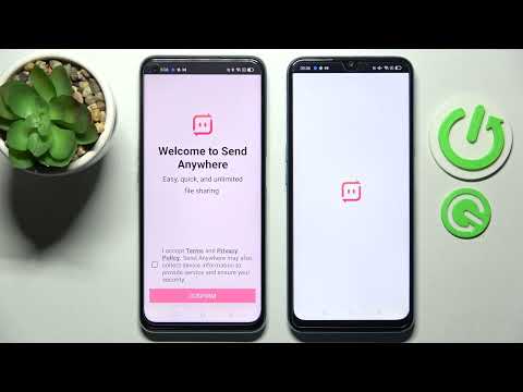 How to Transfer files from an Android Device to OPPO A54s - Send Anywhere App