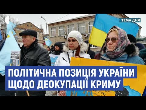 Політична позиція України щодо деокупації Криму | Соломiя Бобровська | Тема дня