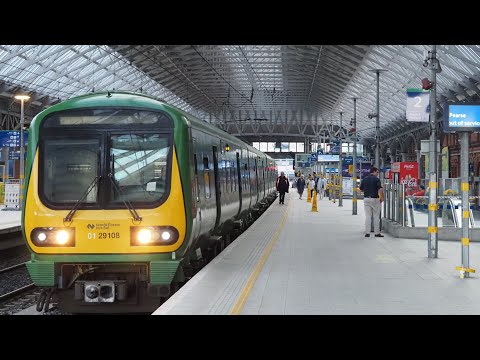Ride Onboard Irishrail 29000 class DMU Number 29108 from Tara St to Pearse St (24/6/22)