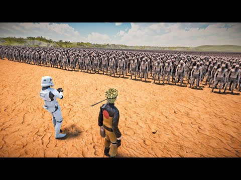 NARUTO & STORMTROOPER VS 1,000,000 ZOMBIES - Ultimate Epic Battle