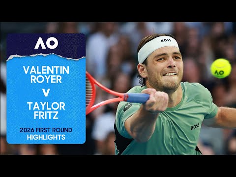 Valentin Royer v Taylor Fritz Highlights | Australian Open 2026 First Round