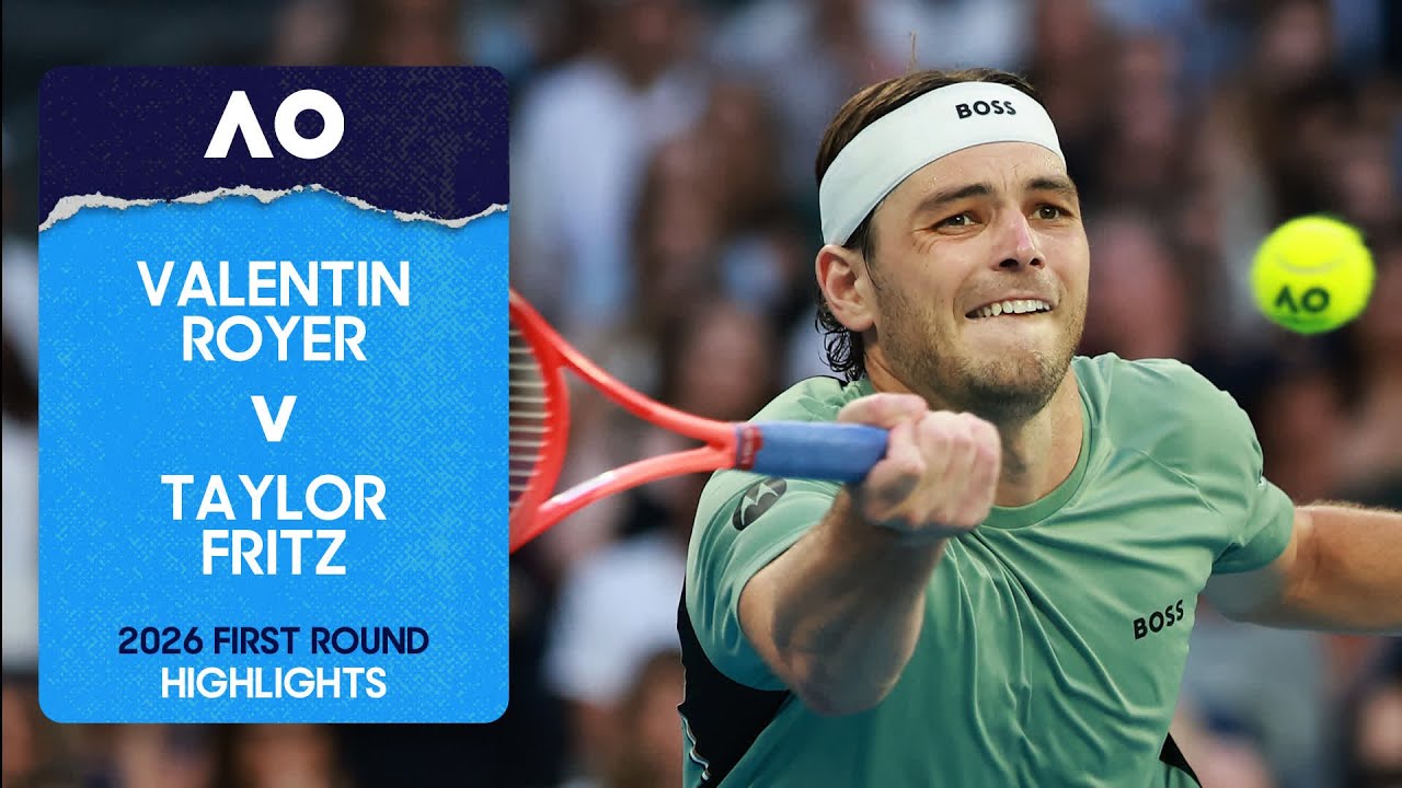 Valentin Royer v Taylor Fritz Highlights | Australian Open 2026 First Round