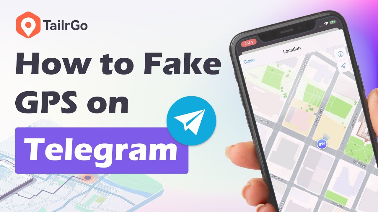  Fake GPS on Telegram YouTube video