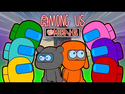 Dogo e Ratch em Among us Mira HQ | Desenho animado em Português