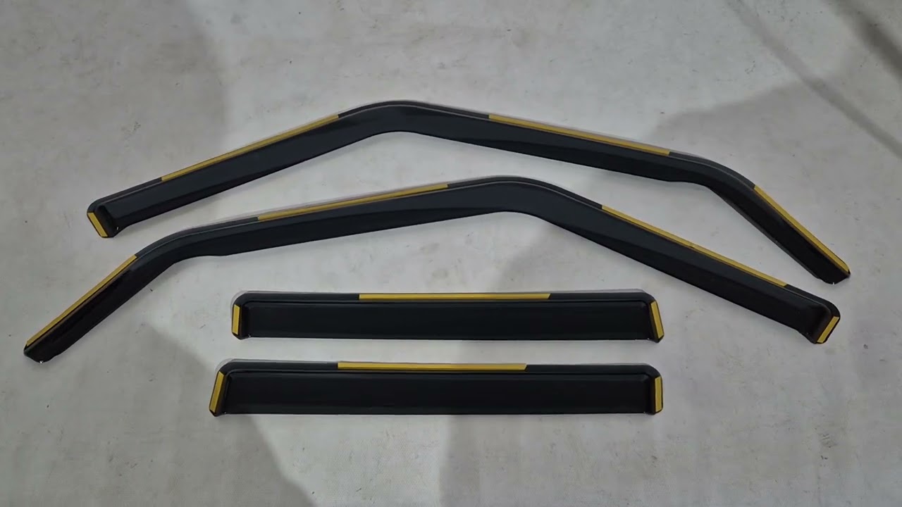 Вітровики вставні Niken Luxury (4 шт) Video 1