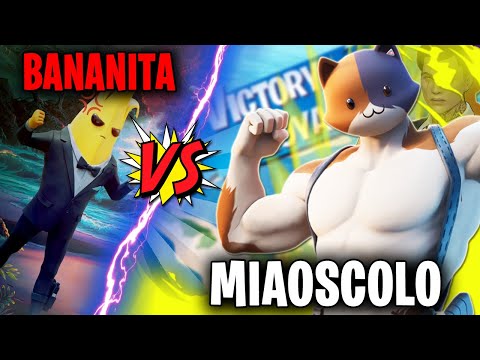 BANANITA VS MIAOSCOLO ! - Fortnite