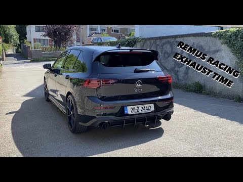 FITTING A REMUS RACING EXHAUST TO MY 2021 MK8 GTI CLUBSPORT (SOUND BEFORE AND AFTER)