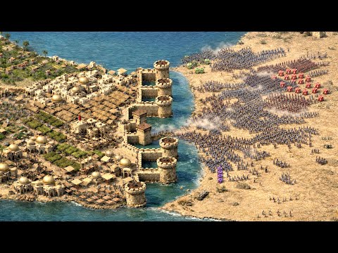 INSANE Last Stand vs NEW AIs Sergeant & Lioness DLC - Stronghold Crusader Definitive Edition