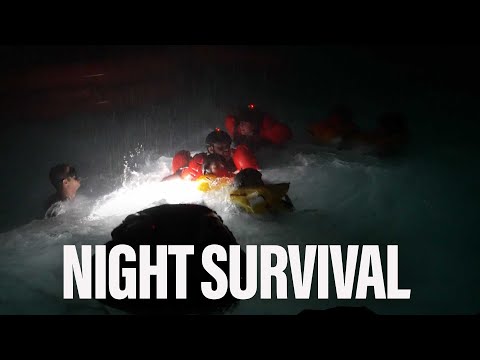 See how U.S. pilots train to survive ditching in the ocean