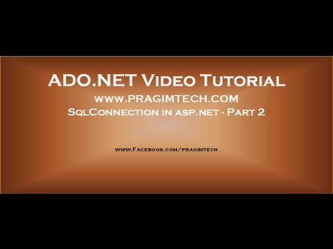 SqlConnection in asp net Part 2