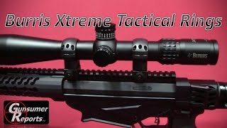 Video: Burris XTR Xtreme Tactical Ring 1 st. (Medium 1/2 tum) 30mm