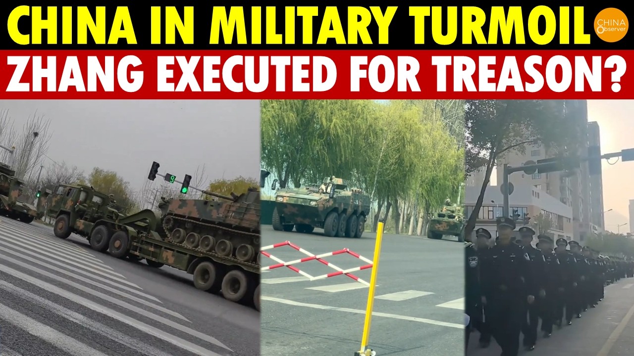 China’s Military in Chaos! Troops and Tanks on Streets, Zhang Youxia Executed for Treason?