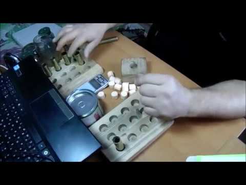 Заряжаем патроны пенопластовыми пыжами!