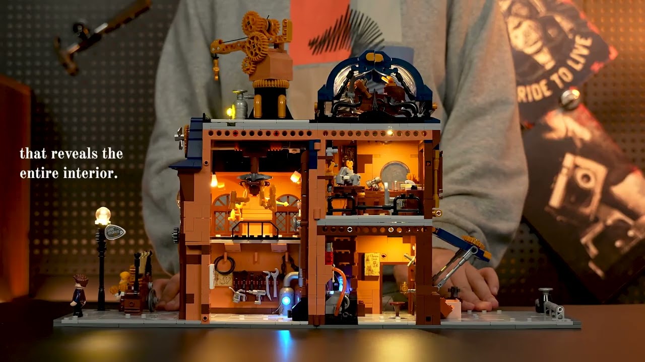 Lumibricks Steampunk Mechanical Workshop, Mittelalter, 2006 Teile Lumibricks Steampunk Mechanical Workshop, Mittelalter, 2006 Teile