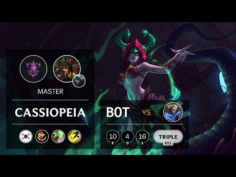 Cassiopeia Bot vs Ezreal - KR Master Patch 9.23