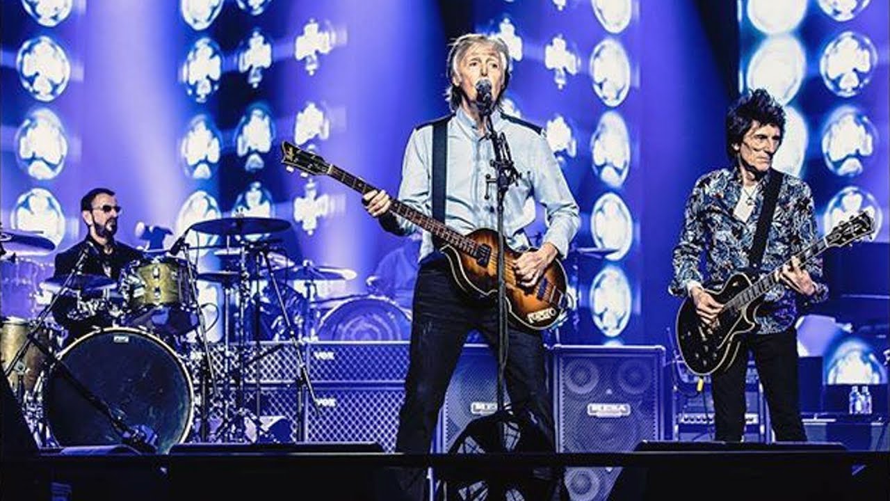 Get Back by Paul McCartney & Ringo Starr & Ronnie Wood [Live at O2 Arena, London - 16-12-2018] - YouTube