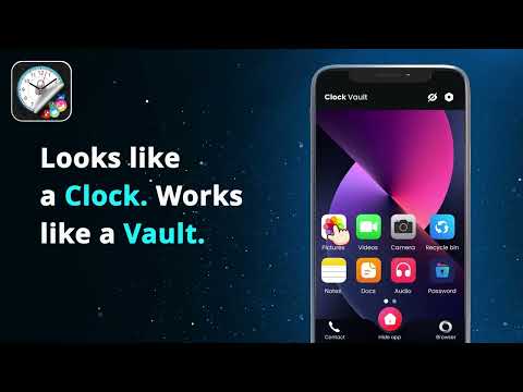 Clock Vault-Hide Photos videos