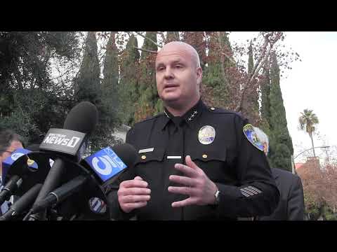 Jewish temple in Bev Hills desecrated on Sabbath- B.H. Police Asst Chief answers Press Conf queries