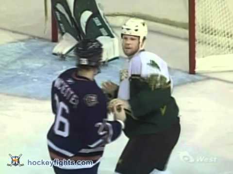 John Erskine vs Brad Winchester Oct 14, 2005