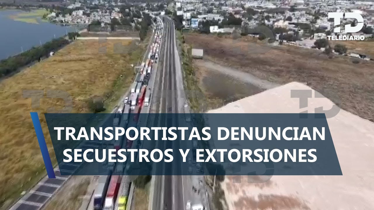 Registran filas kilométricas tras más de 4 horas de bloqueo de transportistas en la México-Querétaro