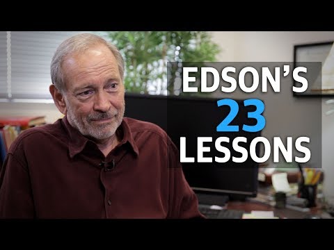 Eric Edson's Top 23 Screenwriting Lessons