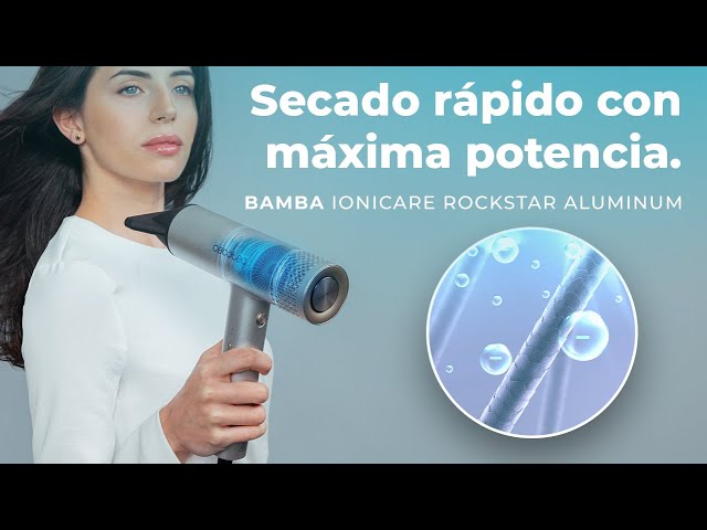Cecotec Bamba IoniCare RockStar Aluminium-Haartrockner mit Real Ion-Technologie 2000 W video