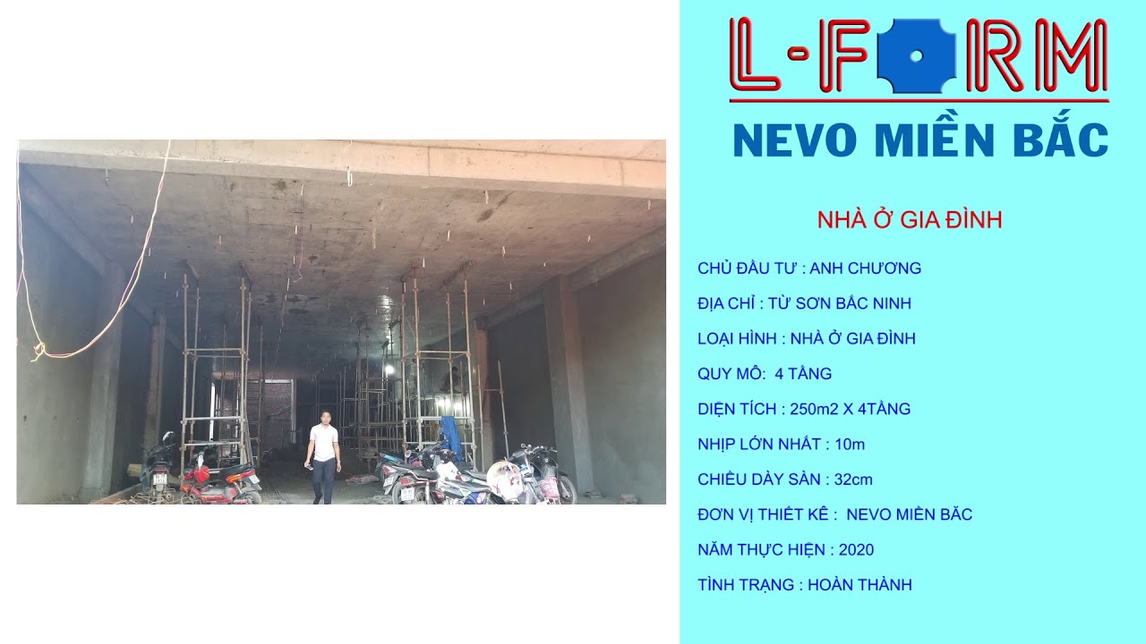 [DỰ ÁN] NHÀ ANH CHƯƠNG - TỪ SƠN - SÀN PHẲNG LFORM NEW-NEVO