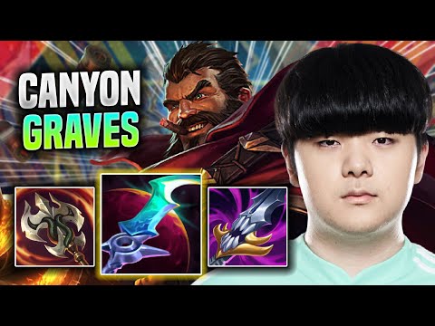 CANYON IS A GOD WITH GRAVES! - DK Canyon Plays Graves JUNGLE vs Karthus! | Season 2022