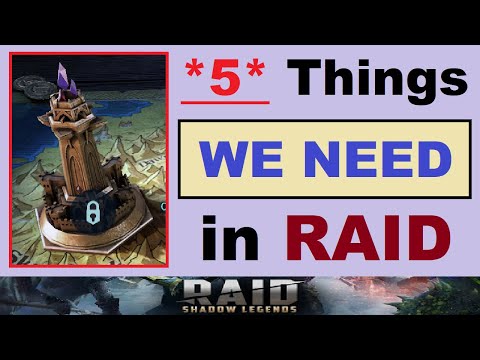 *5* Things ~WE NEED~ in RAID: Shadow Legends.. (Listen Up Plarium!..)