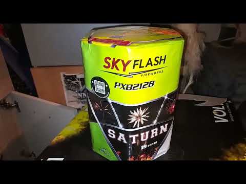 PIROMAX - Sky Flash Line - SATURN - 30MM - 19.Schuss Batterie Feuerwerk