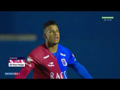 GOL DE VITOR FEIJÃO APÓS 6 MESES DE CONTUSÃO - PARANÁ 2X0 JUVENTUDE - 25/08/2017