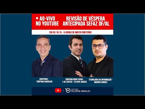 Revisão SEFAZ-AL e DF - Auditoria, Contabilidade e Tecnologia da Informação