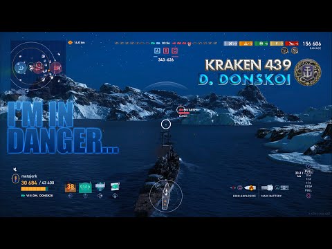 Do the Donkey Kong! Dmitry Donskoi Kraken 439 | World of Warships: Legends