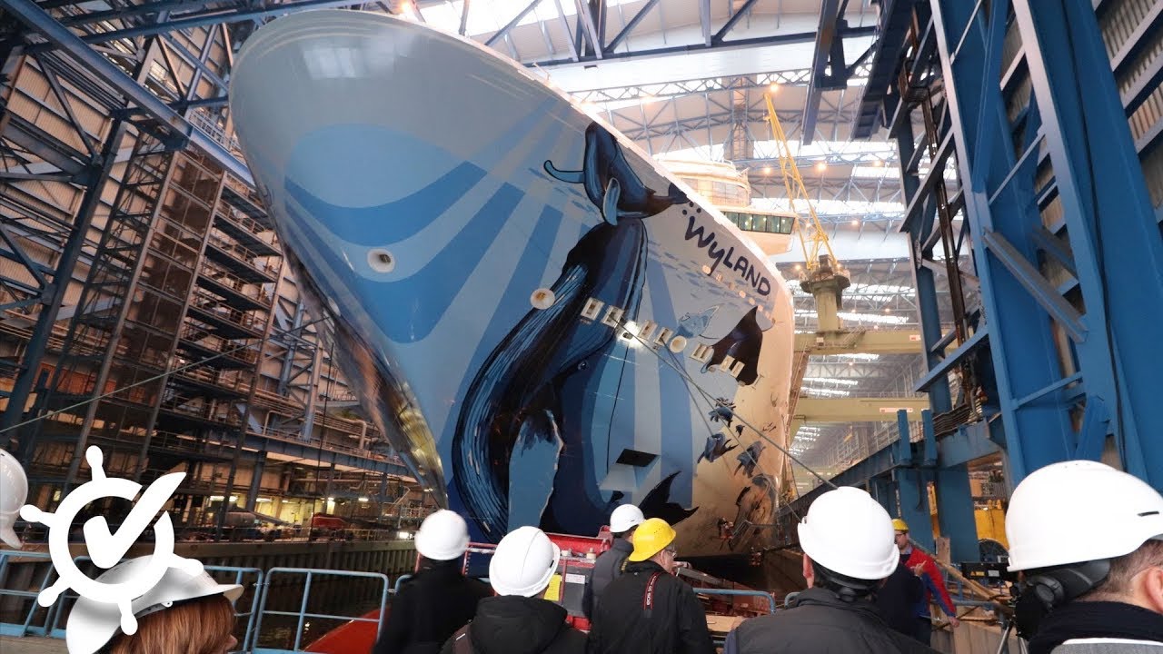 Erstes Mal MEYER WERFT! Norwegian Bliss Besuch und Stahlschnitt Norwegian Encore