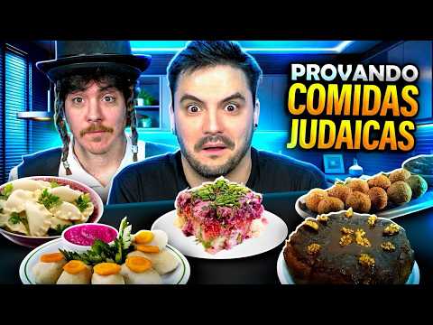PROVANDO COMIDAS JUDAICAS COM O MOZKA