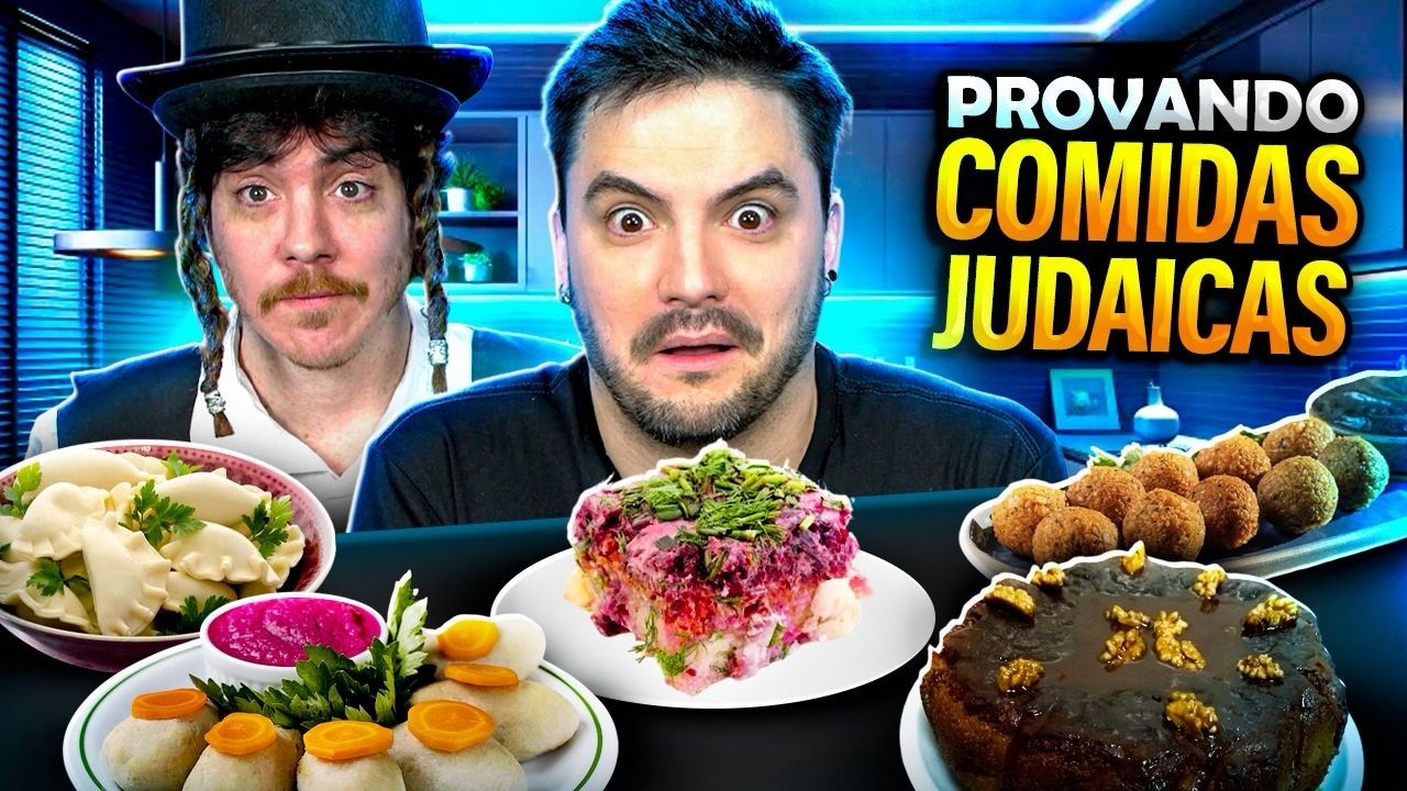 PROVANDO COMIDAS JUDAICAS COM O MOZKA